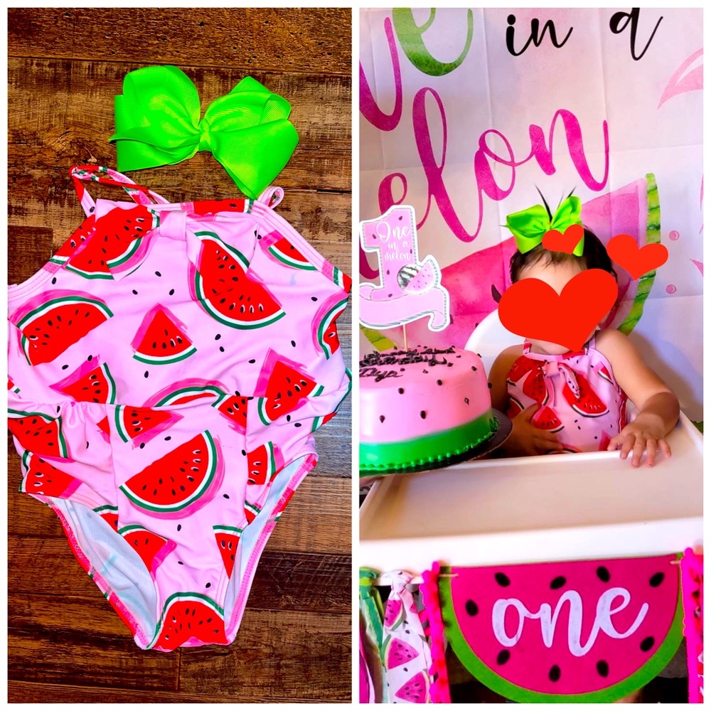 watermelon swimsuit